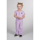 Koucla lente/zomer jumpsuit geribbelde jumpsuit paars maat S/M