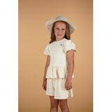 Le Chic - Peplum Top - Polyester - Ronde Hals - Kapmouwtjes