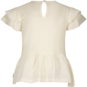 Le Chic - Peplum Top - Polyester - Ronde Hals - Kapmouwtjes