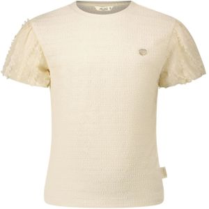 Le Chic - Narah - T-shirt - Dots - Ruffles - Zomer - Crochet Lijfje - Pofmouwen