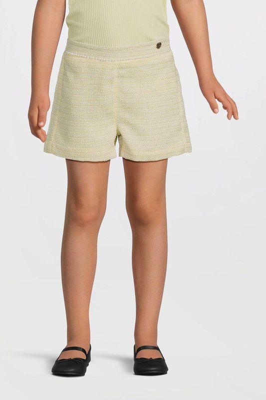 Le Chic - Korte Broek - Lichtgeel - 100% Polyester - Regular Fit