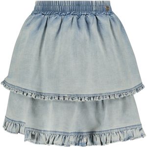 Le Chic - TOEDA - Spijkerrok - Light Blue Denim - Midi Ontwerp