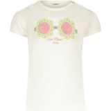 T-shirt - Zomerse Print - Biologisch Katoen - Met Parels