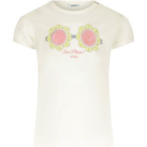 T-shirt - Zomerse Print - Biologisch Katoen - Met Parels