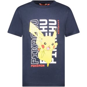 TYGO & vito - T-shirt - Donkerblauw - Katoen - Korte Mouwen