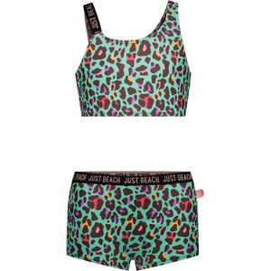 Just Beach - J501-5014 - Bikini - Panter - One-Shoulder Top