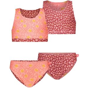 Just Beach - Zomer Bikini - Reversibel - Zalm Roze