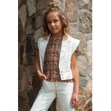 Like Flo - Zomer Jeans Broek - Off Wit - Wide Leg