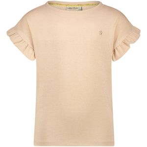 Like Flo T-shirt beige met glitter