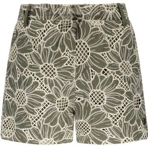 Like FLO Florien Higt Waist Short Broeken Meisjes - Groen - Maat 110