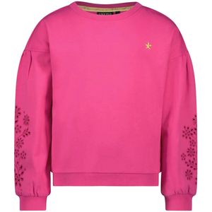 Like Flo meisjes sweater - Fuchsia