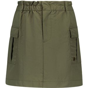 Like Flo - Cargo Rok - Groen - Katoen - Verstelbare Taille
