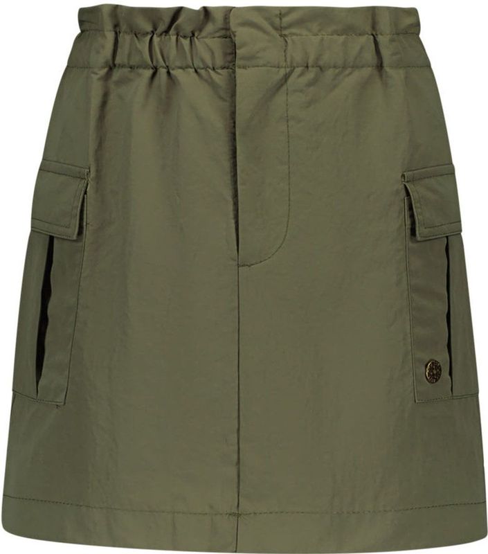 Like Flo - Cargo Rok - Groen - Katoen - Verstelbare Taille