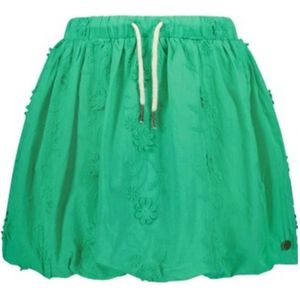 Like Flo - Stacey - A-lijnrok - Groen - Elastische Tailleband - 3D Applicatie