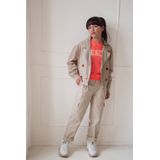 Like Flo - Akon - Trenchcoat - Zand - Cropped