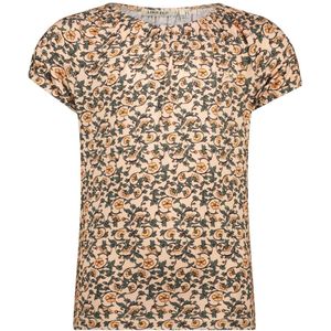 Like Flo - T-shirt - Perzik en Groen - Korte Mouwen