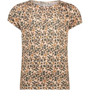 Like Flo - T-shirt - Perzik en Groen - Korte Mouwen