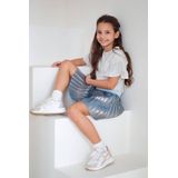 Like Flo - F502-5809 - Jurk - Meisjes - Metallic Plisse - Maat 116