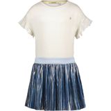 Like Flo - F502-5809 - Jurk - Meisjes - Metallic Plisse - Maat 116