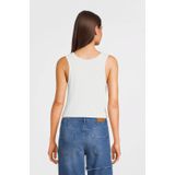 Like Flo Young - Mouwloze Top - Wit - Viscose en Elastaan