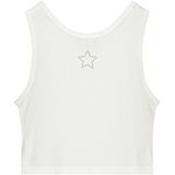 Like Flo Young - Mouwloze Top - Wit - Viscose en Elastaan