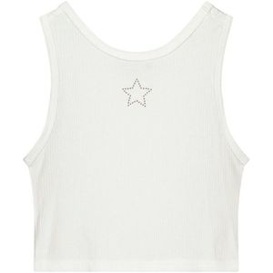 Like Flo Young - Mouwloze Top - Wit - Viscose en Elastaan