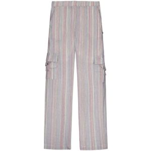 Like Flo zomer cargo broek meisjes teens - mint, gestreept - Fever