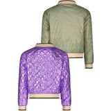 Jas - Reversible Bomber - Metallic - Effen - Borduur