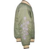 Jas - Reversible Bomber - Metallic - Effen - Borduur