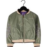 Jas - Reversible Bomber - Metallic - Effen - Borduur
