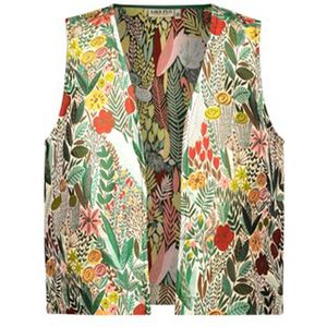 Like Flo - Colinda - Gilet - Groen - Mouwloos - 100% Polyester