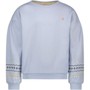 Like FLO Donna Flo Sweater Truien & Vesten Meisjes - Sweater - Hoodie - Vest- Lichtblauw - Maat 104