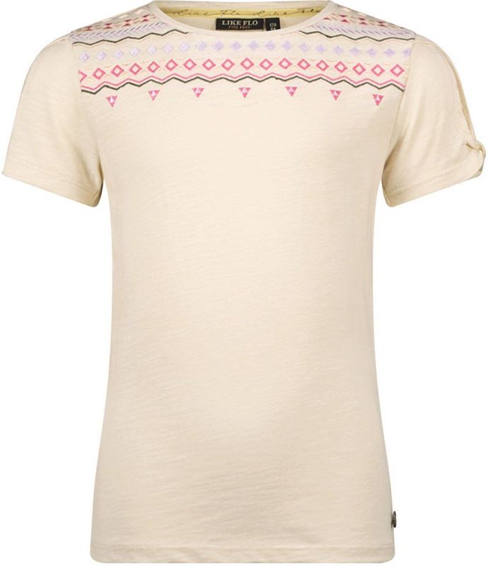 Like Flo - T-shirt - Beige - Katoen