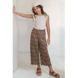 Like Flo Broek - Bruin - Meisjes Plissebroek