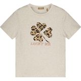 Like Flo Young - T-shirt - Ecru - 100% Katoen - Ronde Hals - Korte Mouwen