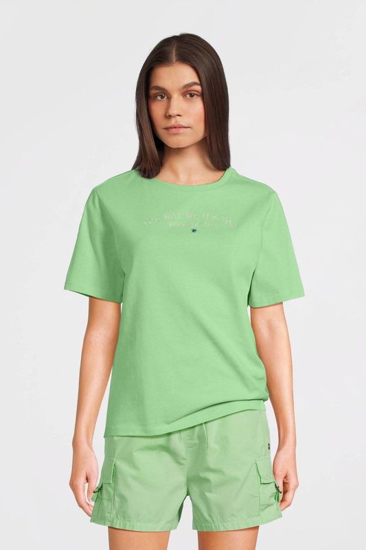 Like Flo - T-shirt - Groen - 100% Katoen