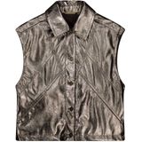 Like Flo - Gilet - Antraciet - 100% Katoen