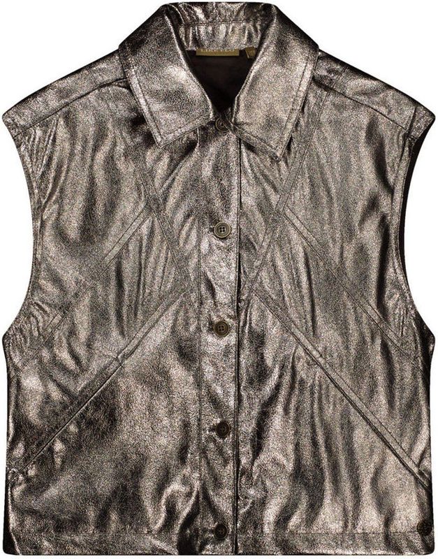 Like Flo - Gilet - Antraciet - 100% Katoen