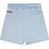 NONO - Sella - Rok - Lichtblauw - Stretchdenim - Plooien