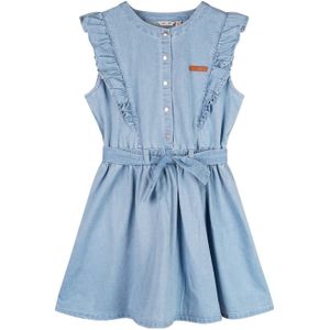 NoNo zomer jurk meisjes - denim blauw - Masa