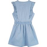 Denim Jurk - Lichtblauw - Stretch - Met Drukknopen