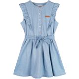 Denim Jurk - Lichtblauw - Stretch - Met Drukknopen