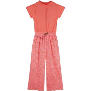 NoNo - Plissé Jumpsuit - Koraal - Meisjes
