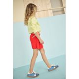 NONO - Sella Plooirok met PU Riempje - Loving Red