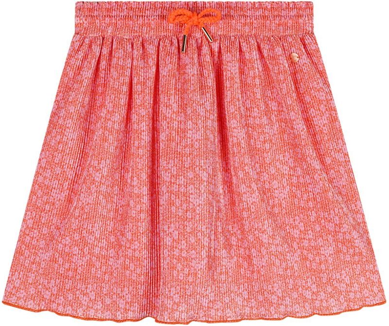 NoNo - Plissé Rok - Koraal - Voor Meisjes - Maat 146-152