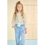 NONO - Blouse - Mintgroen - Multicolor Print - 100% Polyester