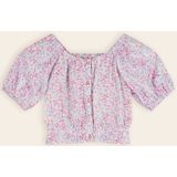 NONO - Tomas - Crop Top - Lila - 100% Polyester