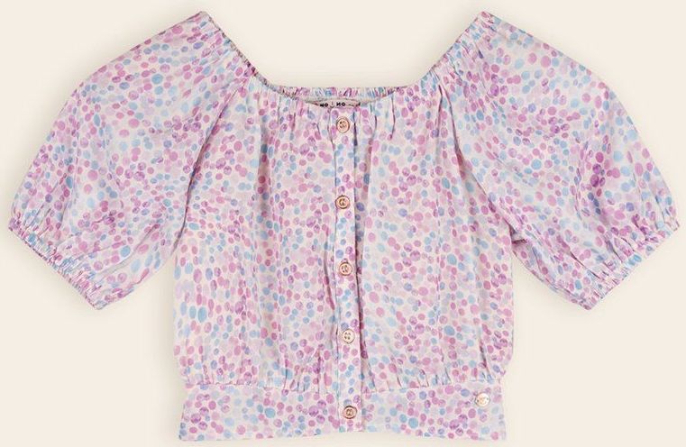 NONO - Tomas - Crop Top - Lila - 100% Polyester