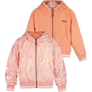 NONO - Beau Reversible Hooded Summer Jacket - Koraal