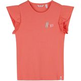 NONO - T-shirt - Oranje - Viscose/Elastaan - Korte Mouwen